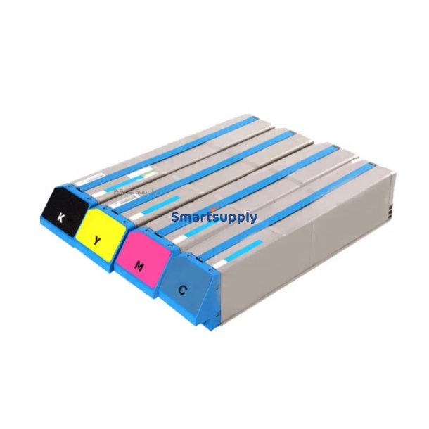 OKI C911, C931 toner 4 stk BCMY 96.000s kompatibel multipakke 