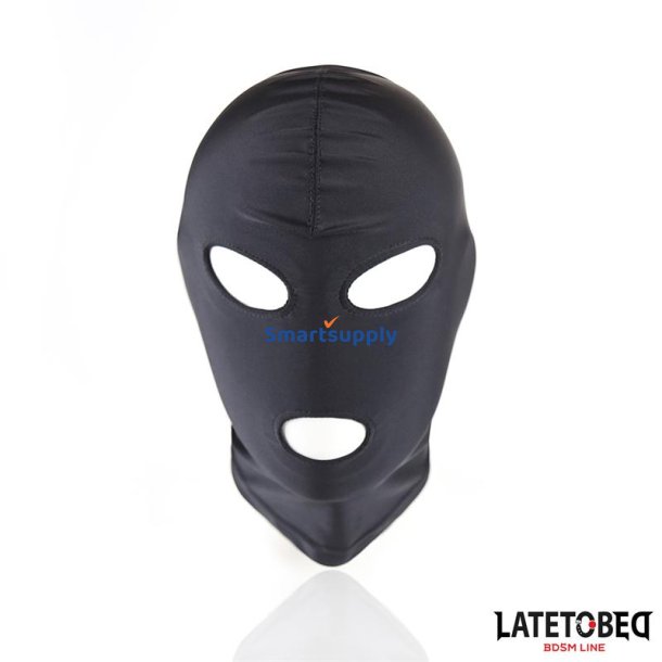 Open Mouth and Eyes Hood Black