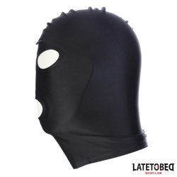 Open Mouth and Eyes Hood Black