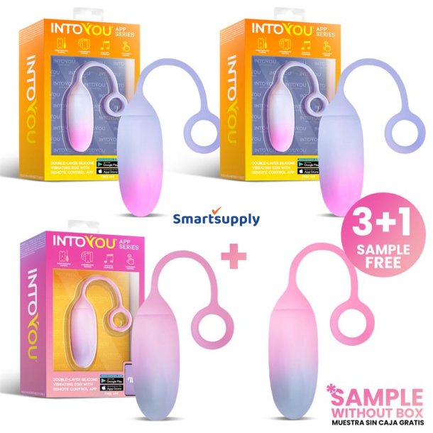 Pack 3 + Tester Double Layer Silicone Egg APP