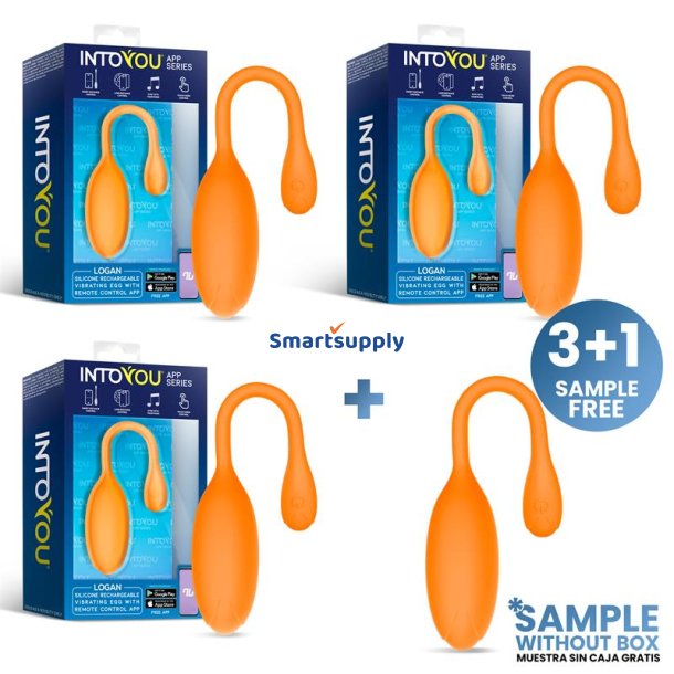 Pack 3 + Tester Logan Vibrating Egg with APP Unibody