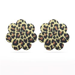 Pack  Nipple Covers Flower and Heart Leopard