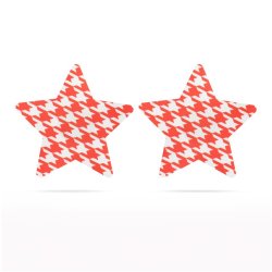 Pack Nipple Covers Star Red and Black