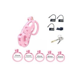 Penis Cage PC01 Pink - S