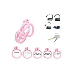 Penis Cage PC02 Pink - S