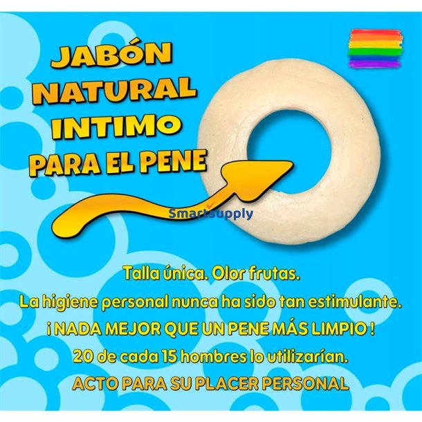 Penis Ring Shaped Soap Orange