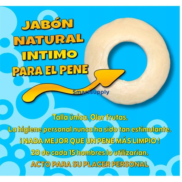 Penis Ring Shaped Soap Yellow