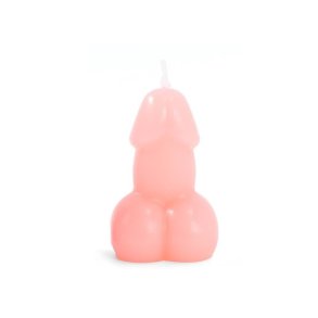 Penis-shaped candle Pink