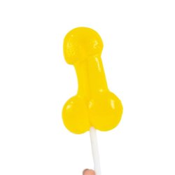 Penis Shaped Lollipop Pia Colada Flavor with Alcohol