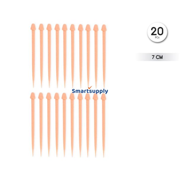 Penis-shaped skewers 20 units