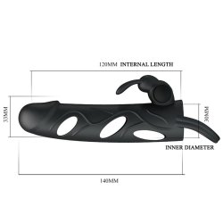 Penis Sleeve with Vibration 5.5