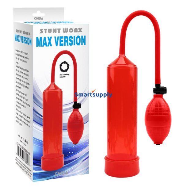 Penis Suction Bomb MAX Version Red