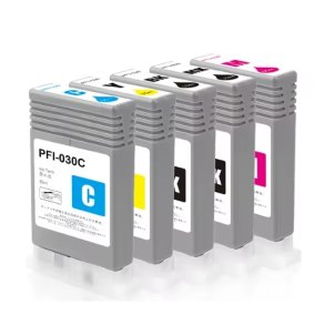Canon PFI-030 bl�kpatroner 5 stk 275ml kompatibel multipakke