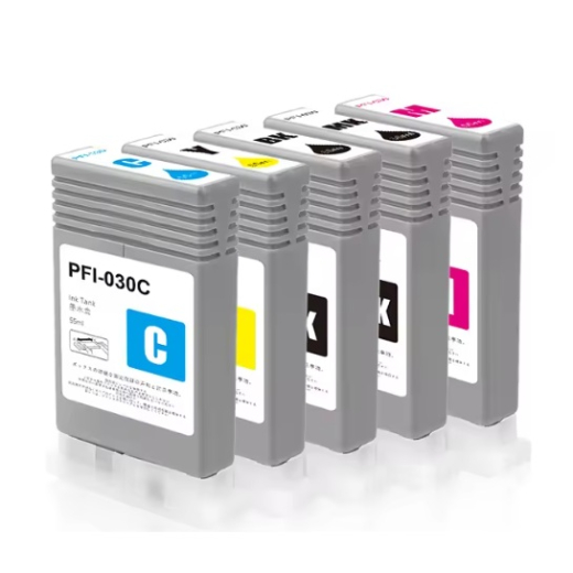 Canon PFI-030 bl�kpatroner 5 stk 275ml kompatibel rabatpakke