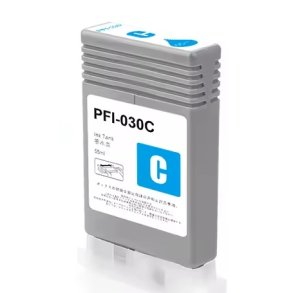 Canon PFI-030C Cyan bl�kpatron 55ml kompatibel 3490C001