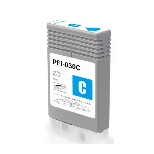 Canon PFI-030C Cyan bl�kpatron 55ml kompatibel 3490C001