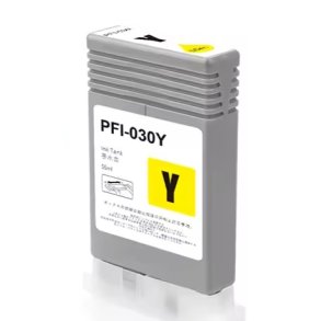 Canon PFI-030Y Gul bl�kpatron 55ml kompatibel 3492C001