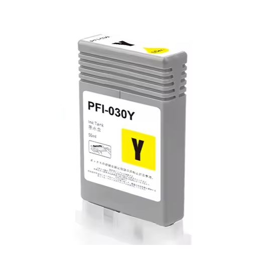 Canon PFI-030Y Gul bl�kpatron 55ml kompatibel 3492C001