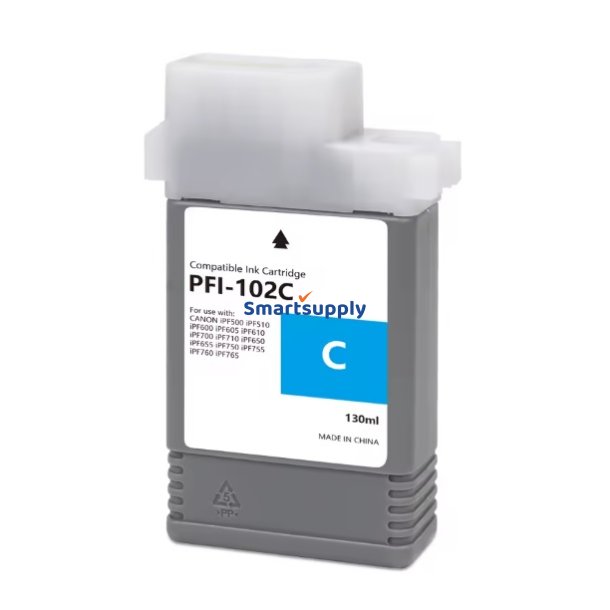 Canon PFI-102C Cyan bl�kpatron 130ml kompatibel 0896B001