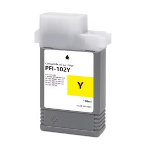 Canon PFI-102Y Gul bl�kpatron 130ml kompatibel 0898B001