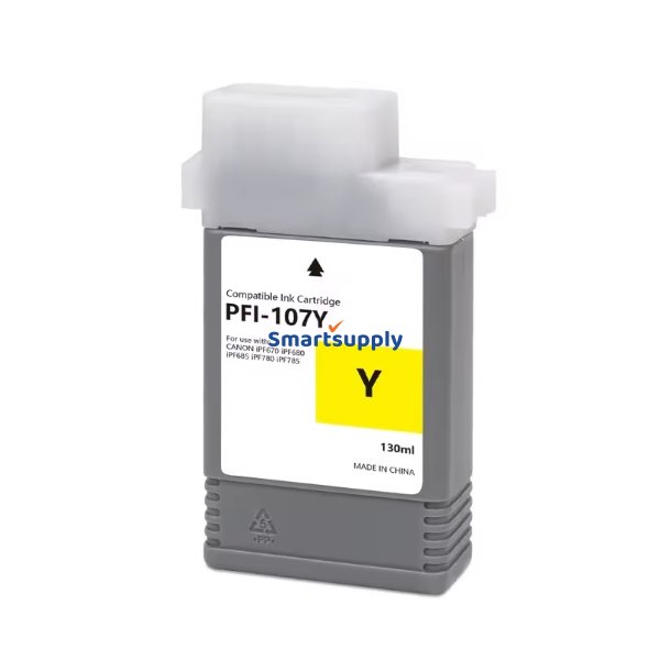 Canon PFI-107Y Gul bl�kpatron 130ml kompatibel 6708B001