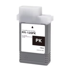 Canon PFI-120BK Sort bl�kpatron 130ml kompatibel 2885C001