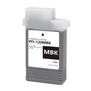 Canon PFI-120MBK Mat Sort bl�kpatron 130ml kompatibel 2884C001