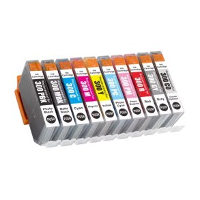 Canon PFI-300 bl�kpatroner 10 stk 140ml kompatibel multipakke
