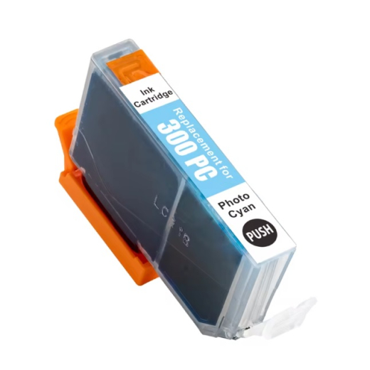 Canon PFI-300PC Foto Cyan bl�kpatron 14ml kompatibel 4197C001
