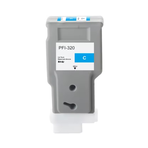 Canon PFI-320C Cyan bl�kpatron 300ml kompatibel 2891C001