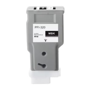 Canon PFI-320MBK Mat Sort bl�kpatron 300ml kompatibel 2889C001