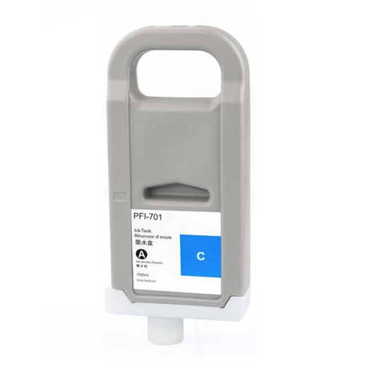 Canon PFI-701C Cyan bl�kpatron 700ml kompatibel