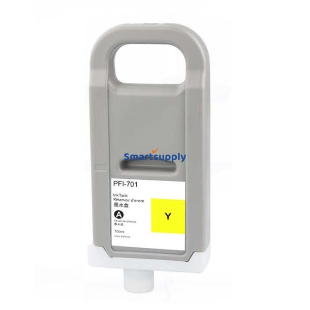 Canon PFI-701Y Gul bl�kpatron 700ml kompatibel