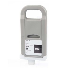 Canon PFI-701MBK Mat Sort bl�kpatron 700ml kompatibel