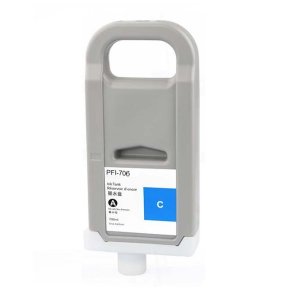 Canon PFI-706C Cyan bl�kpatron 700ml kompatibel