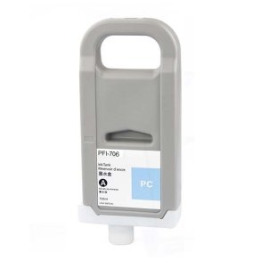Canon PFI-706PC Foto Cyan bl�kpatron 700ml kompatibel