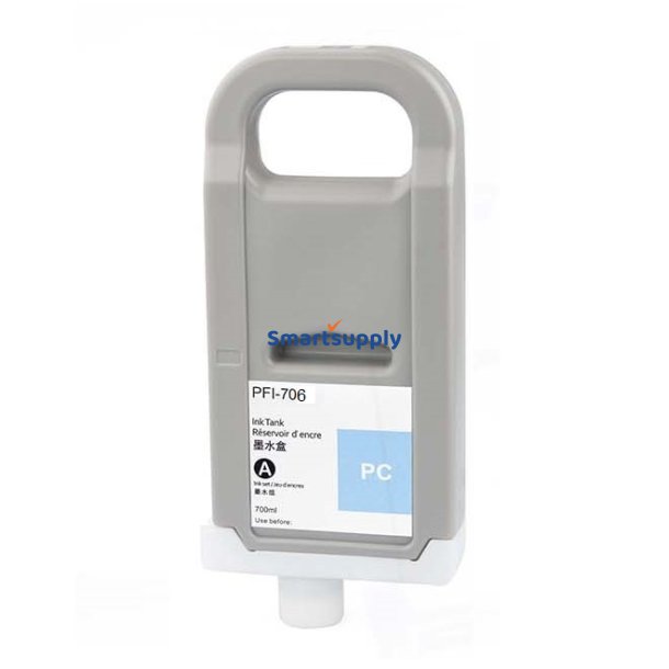 Canon PFI-706PC Foto Cyan bl�kpatron 700ml kompatibel