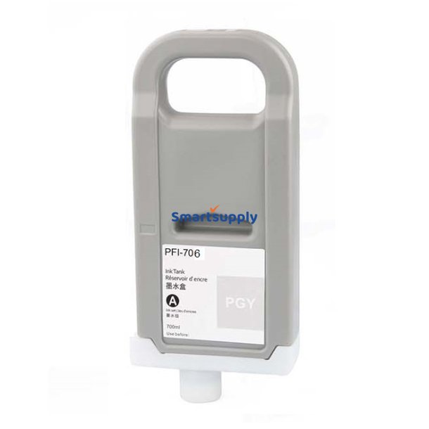 Canon PFI-706PGY Foto Gr� bl�kpatron 700ml kompatibel