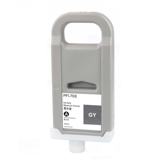 Canon PFI-706GY Gr� bl�kpatron 700ml kompatibel