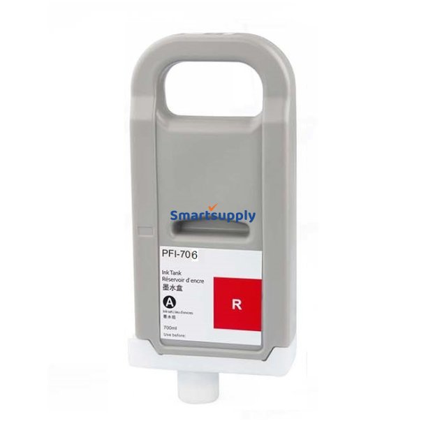 Canon PFI-706R R�d bl�kpatron 700ml kompatibel