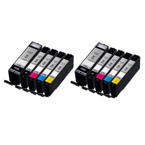 Canon 570 / 571 XL B/B/C/M/Y 10 blkpatroner kompatibel