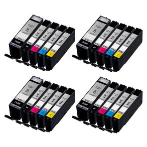 Canon 570 / 571 XL B/B/C/M/Y 20 blkpatroner kompatibel