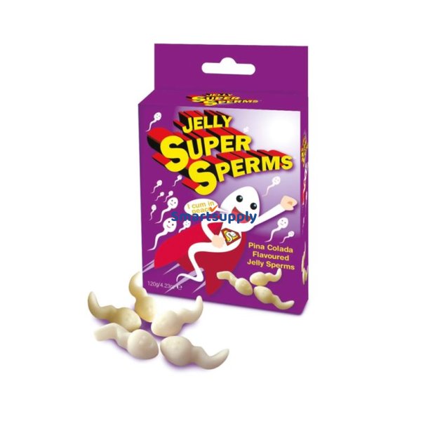 Pina colada Jelly Sperms 12 Units