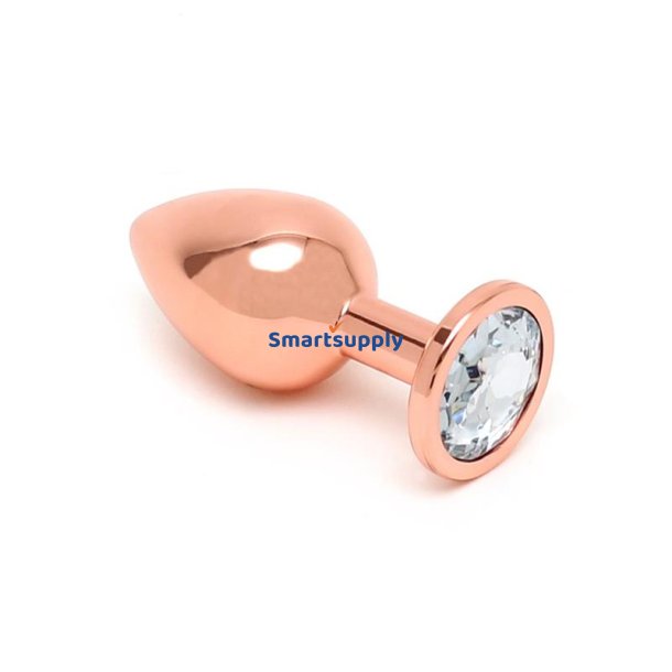 Pisa Butt Plug with Jewel Pisa Rose Gold