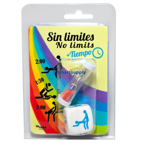 Posture dice set and an hourglass