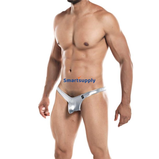 Pouch Enhancing Thong Provocative Skai Silver - S