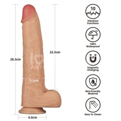 Power Basics Dildo with Vibration 11