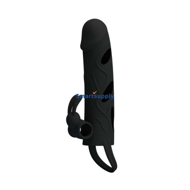 Pretty Love Cage with Vibrating Bullet 14 cm Black