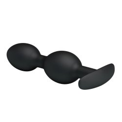 Pretty Love Silicone Anal Balls Black