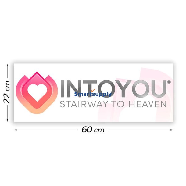 Promotional Sign Intoyou 60 cm x 22 cm